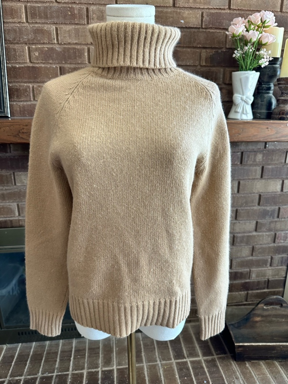 Ralph Lauren Camel Turtleneck Sweater